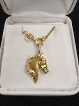 Gold Horse Necklace