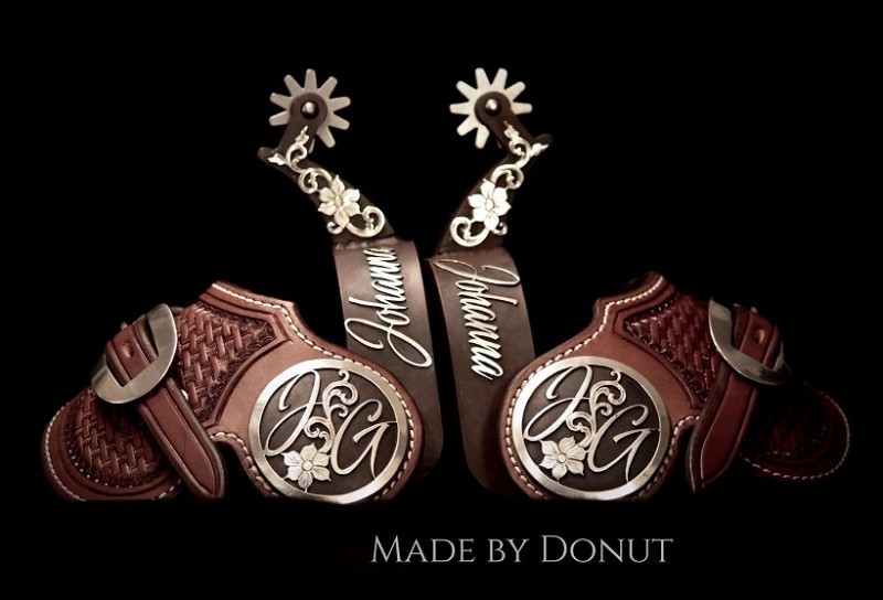 Bits and Spurs Custom Made by Donut Europe Silversmith