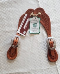 Hermann Oak Leather Spur Straps